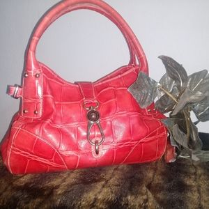 Dooney & Bourke Red Leather Handbag